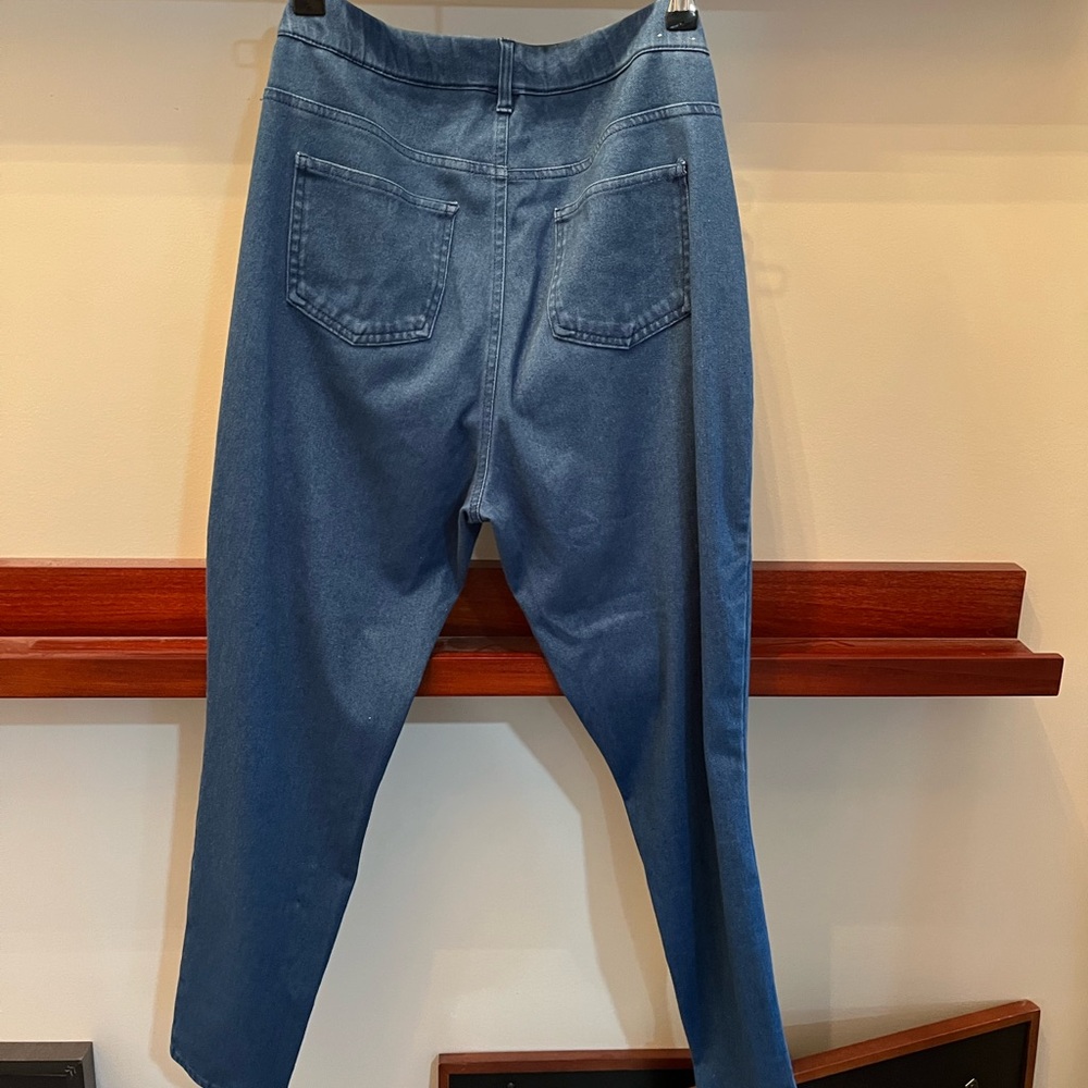 Rachel Zoe 2xl Classic Blue legging stretch Straight Jeans - Picture 3 of 9